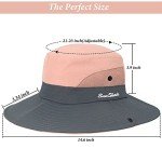 Pink Foldable UV Protection Sun Hat for Women