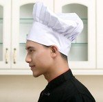Adjustable White Chef Hat Set of 2