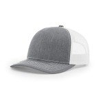 Heather Grey/White Adjustable Trucker Baseball Cap