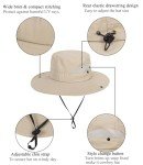 Kids UV Protection Beach Bucket Hat - Dark Beige