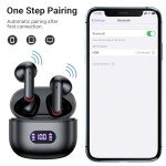 Bluetooth Wireless Earbuds with 60Hrs Playback Black