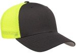 2-Tone Charcoal/Neon Yellow Trucker Cap