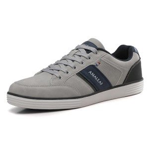 Men’s Casual Lace-up Sneakers - Classic Style