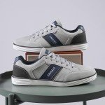 Men’s Casual Lace-up Sneakers - Classic Style