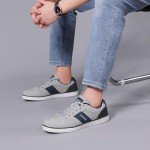 Men’s Casual Lace-up Sneakers - Classic Style