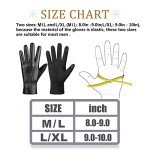 Men's Touchscreen Winter Leather Gloves Under $10