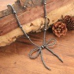 Navajo Pearl Bow Necklace for Cowgirls