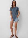 Stylish Navy Short Sleeve Women’s T-shirt