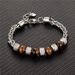 Natural Stone Beaded Bracelet for Men and Women