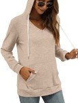 Chic V-Neck Long Sleeve Sweatshirt for Women