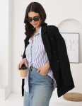 Striped Long Sleeve V Neck Blouse for Women