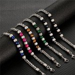 Natural Stone Beaded Bracelet for Men and Women