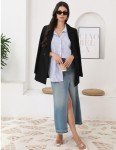 Striped Long Sleeve V Neck Blouse for Women