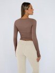 Trendy Y2K Long Sleeve Crop Tops for Women