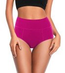 ASIMOON Women's Cotton High Waisted Underwear