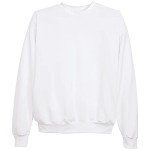 Hanes EcoSmart X-Large White Sweatshirt