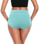 ASIMOON Women's Cotton High Waisted Underwear