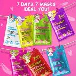 7DAYS Hydrating Face Mask Set - 7 Pack