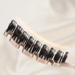 Boar Bristle Detangling Hair Brush – Gold