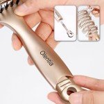 Boar Bristle Detangling Hair Brush – Gold