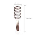 Boar Bristle Detangling Hair Brush – Gold