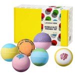 XXL Bath Bombs Gift Set - 6 Relaxing Fizzy Bombs