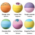 XXL Bath Bombs Gift Set - 6 Relaxing Fizzy Bombs