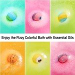 XXL Bath Bombs Gift Set - 6 Relaxing Fizzy Bombs