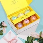 XXL Bath Bombs Gift Set - 6 Relaxing Fizzy Bombs