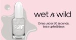 Wet n Wild Quick Dry Nail Polish - Cotton Candy