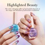 Color Changing Nail Polish Set - Mermaid Colors