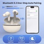 Wireless Bluetooth 5.3 Earbuds with Charging Case