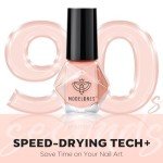 6-Color Sheer Nude Mini Nail Polish Set