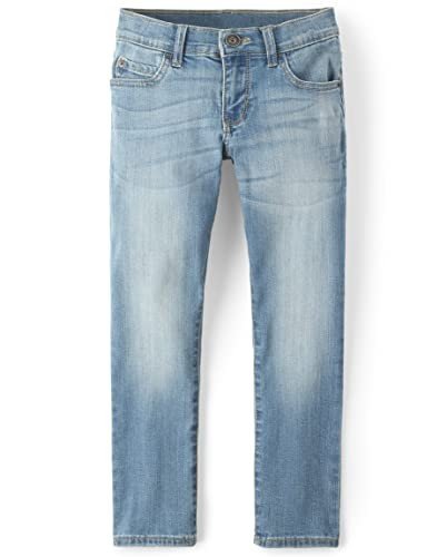 Boys Stretch Straight Leg Jeans - Size 10