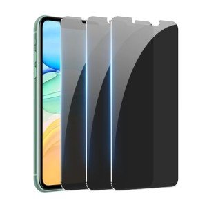 3 Pack Anti-Spy Screen Protector for iPhone 11/XR
