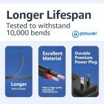 5FT 3 Prong Power Cord for LG TVs