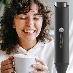Mini Battery-Powered Milk Frother for Coffee & More