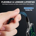 USB C to C Cable 3-Pack Fast Charging