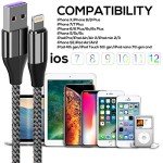 10ft iPhone Charger Cable - 3 Pack, MFi Certified