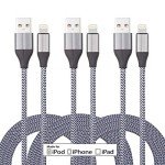 10ft iPhone Charger Cable - 3 Pack, MFi Certified