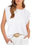Stylish White Sleeveless Top for Women Under $10