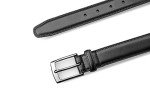 Men's Black Leather Belt - Classic & Fashionable