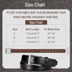 Men's Casual Black Leather Belt - Stylish & Versatile