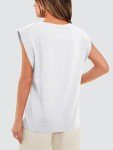 Stylish White Sleeveless Top for Women Under $10