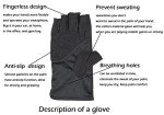 Men's Lightweight Grey Summer Driving Gloves
