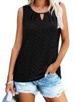 Trendy Black Sleeveless Tank Top for Women
