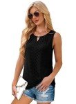 Trendy Black Sleeveless Tank Top for Women