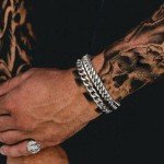 Stylish 18K Gold Stainless Steel Chain Bracelet