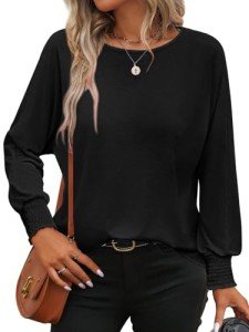 Women's Long Sleeve Casual Tops Under $10