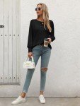 Women's Long Sleeve Casual Tops Under $10